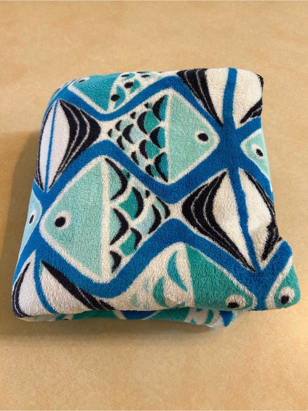 Vera Bradley Go Fish Throw Blanket Blue